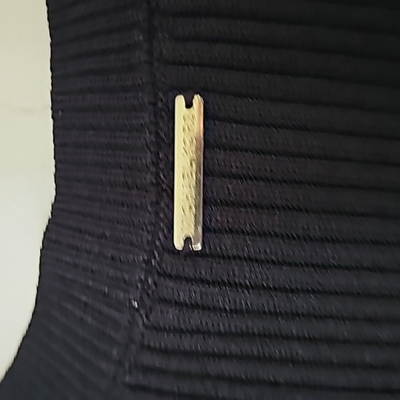 MICHAEL Michael Kors Lace-Up Ribbed Sweater Dress  size Large. - Picture 4 of 7